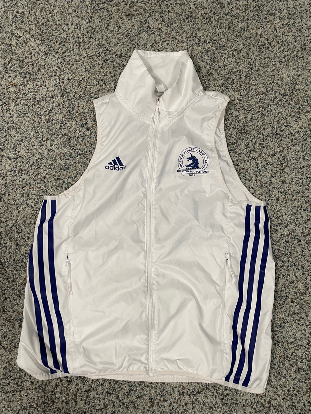 Adidas 2022 Boston Marathon vest sz S